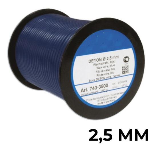 Rotolo di filo di cera blu (Rulo Kanal Mumu) Blau Wax