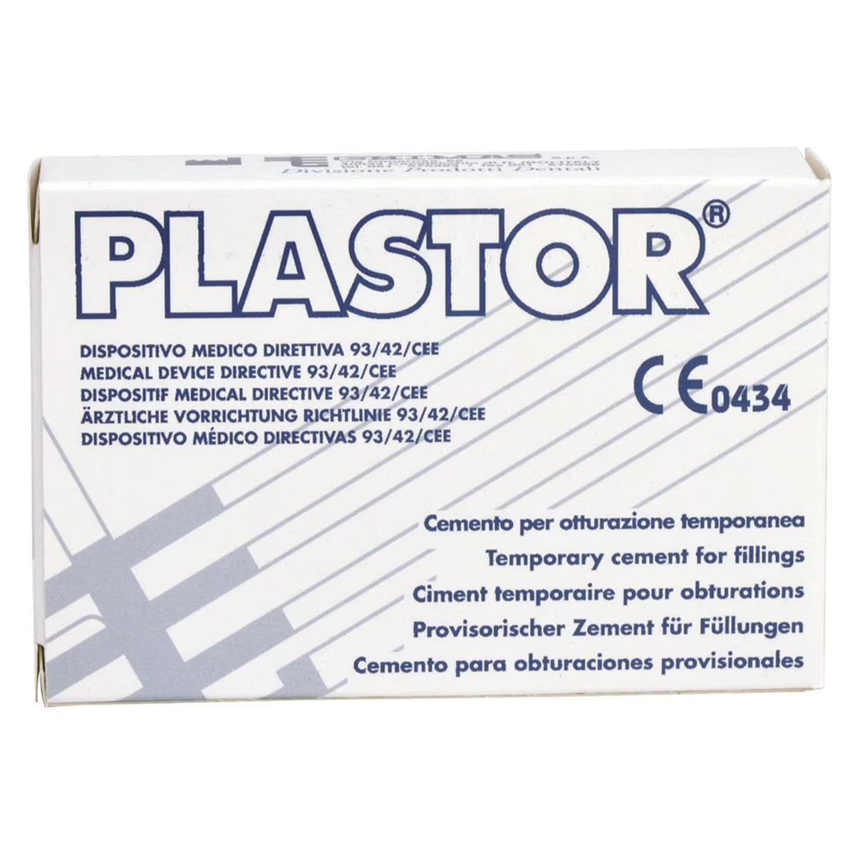 Plastor cemento per otturazione temporanea 6 barrette Ghimas