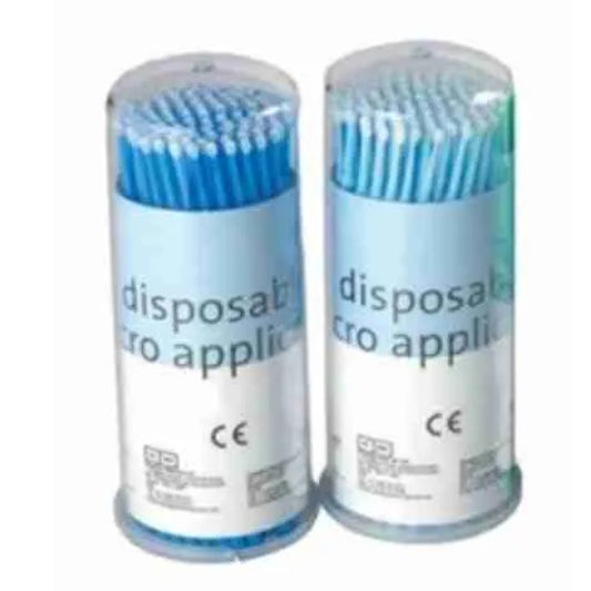 Pennellini applicatori dentali monouso premium plus 100 pz