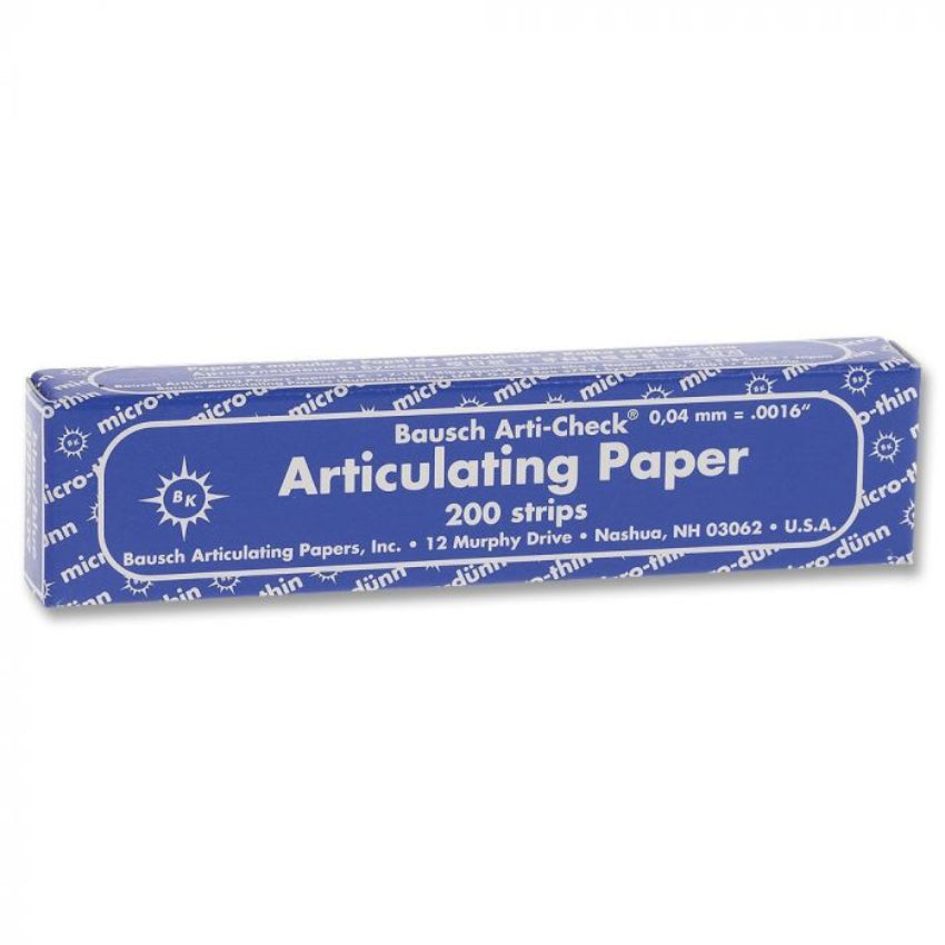 Articulating paper Bausch 200 fogli BK09 blu