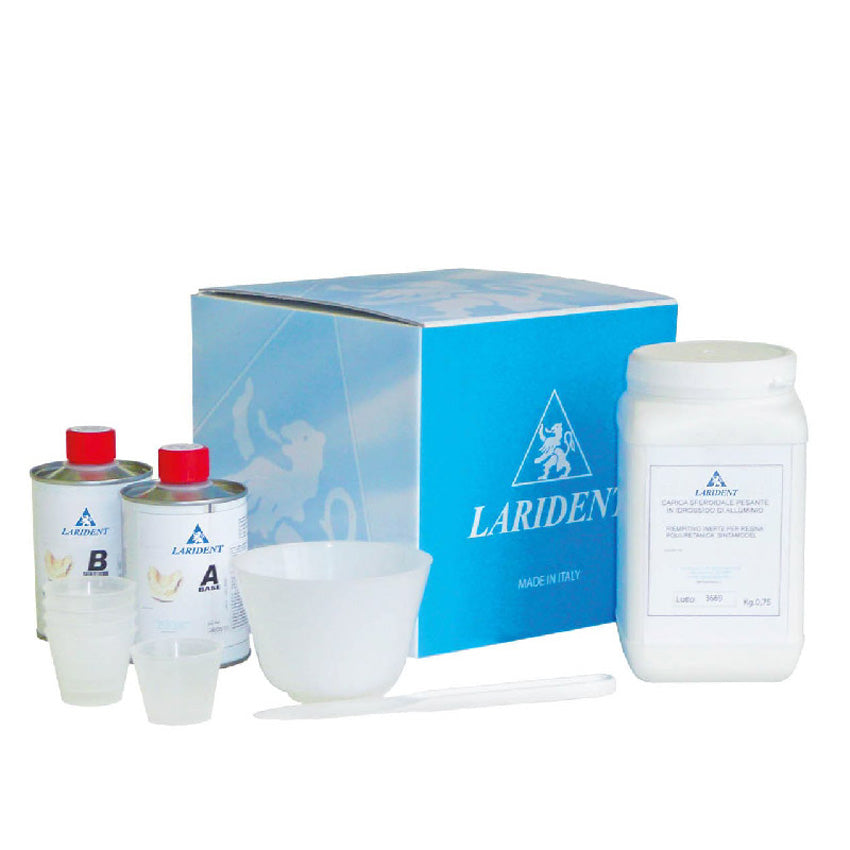 Resina poliuretanica bicomponente kit Larident