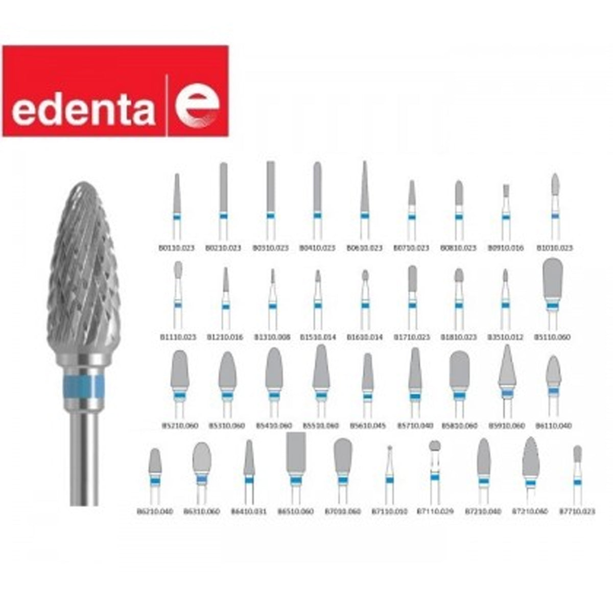 Frese dentali Edenta