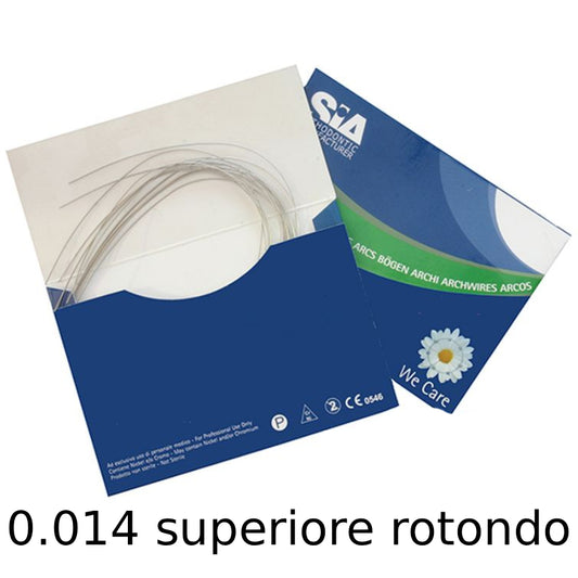 Arco ortodontico Natural fisiognomico in Ni-Ti SIA