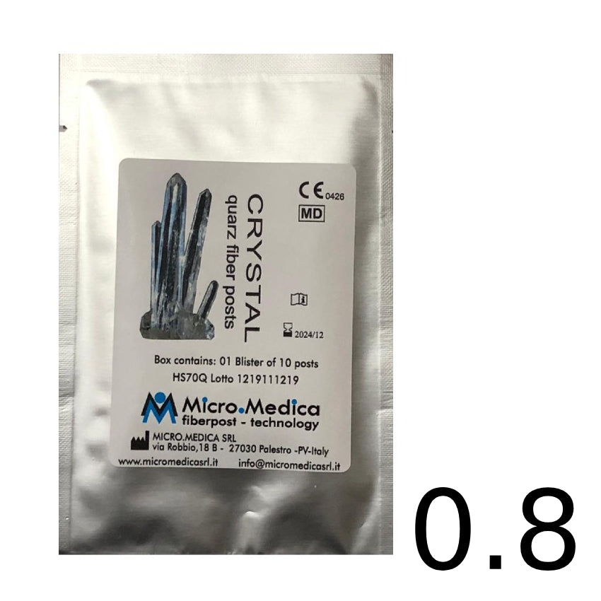 Micro medica perni in vetro