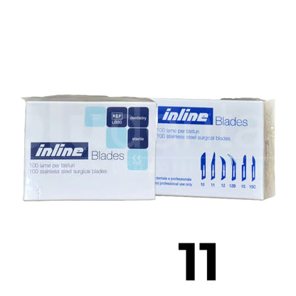 Lame per bisturi 100 pz Inline