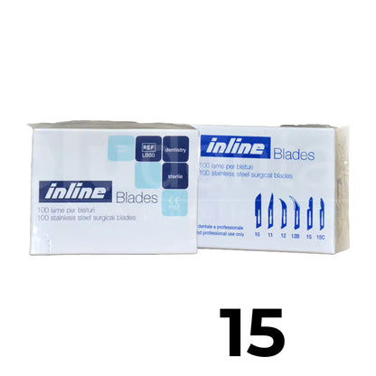 Lame per bisturi 100 pz Inline