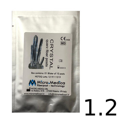 Micro medica perni in vetro