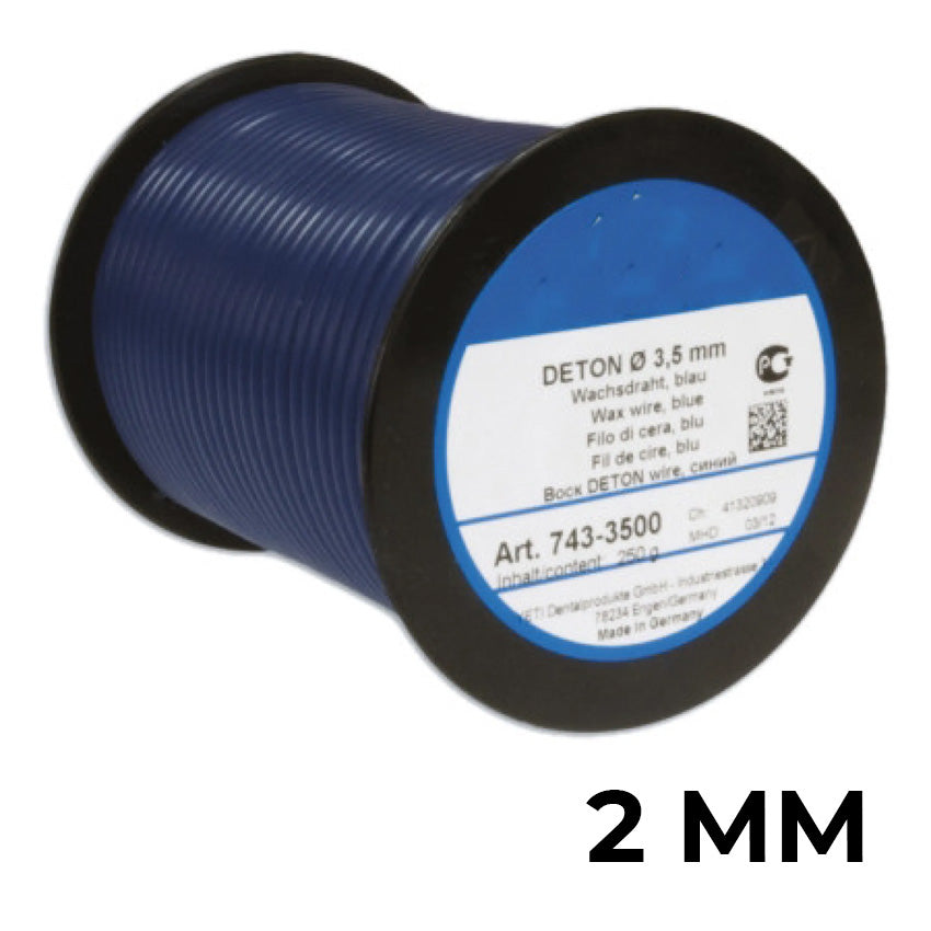 Rotolo di filo di cera blu (Rulo Kanal Mumu) Blau Wax