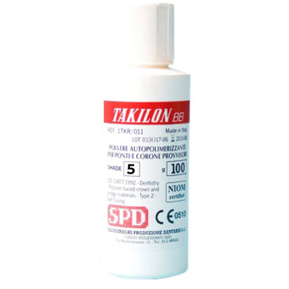 Takilon BB, resina acrilica autopolimerizzante SPD Salmoiraghi Produzione Dentaria S.r.l. 100 gr