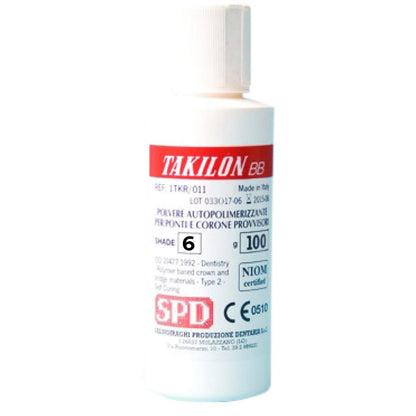 Takilon BB, resina acrilica autopolimerizzante SPD Salmoiraghi Produzione Dentaria S.r.l. 100 gr