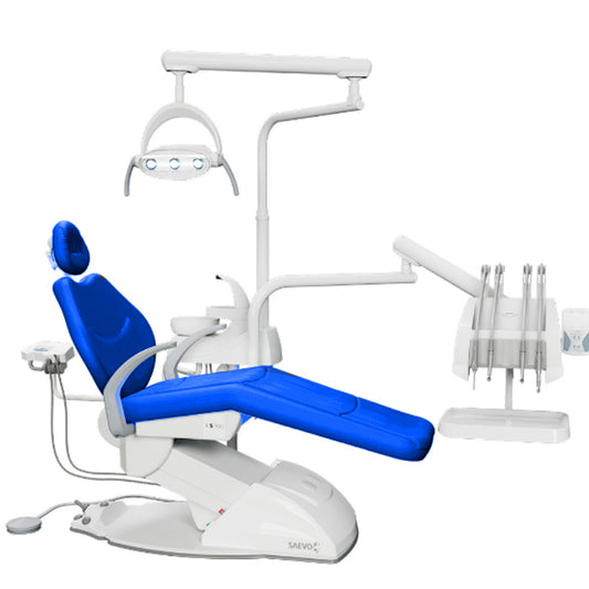 Poltrona odontoiatrica modello Gnatus S300 colore blu