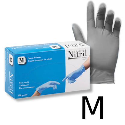 One Glove Sensitive nitril guanti monouso in lattice senza polvere grammatura 3.5 100pz