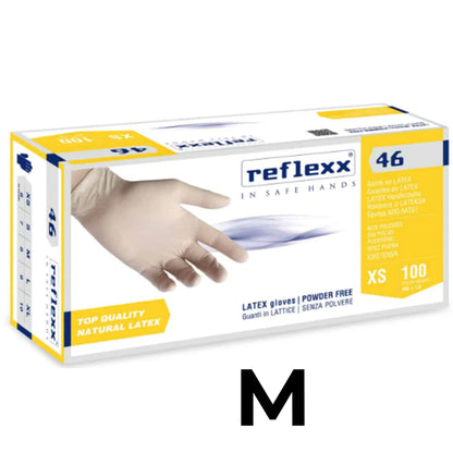 Reflexx R46 Guanti in lattice senza polvere 100pz