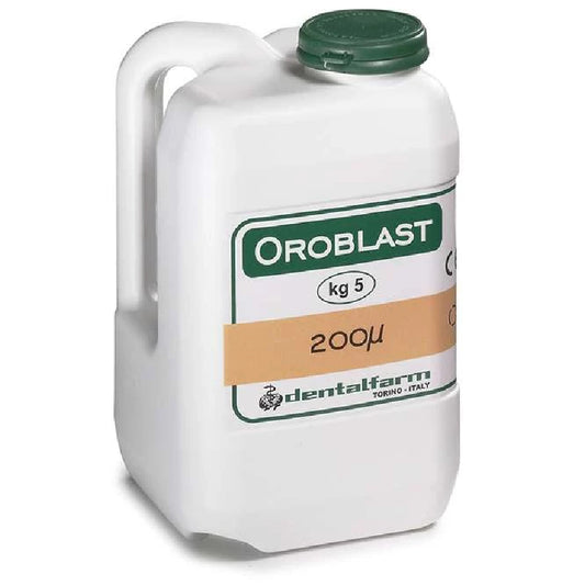 Oroblast, sabbia abrasiva Dentalfarm. 5 kg 200 micron