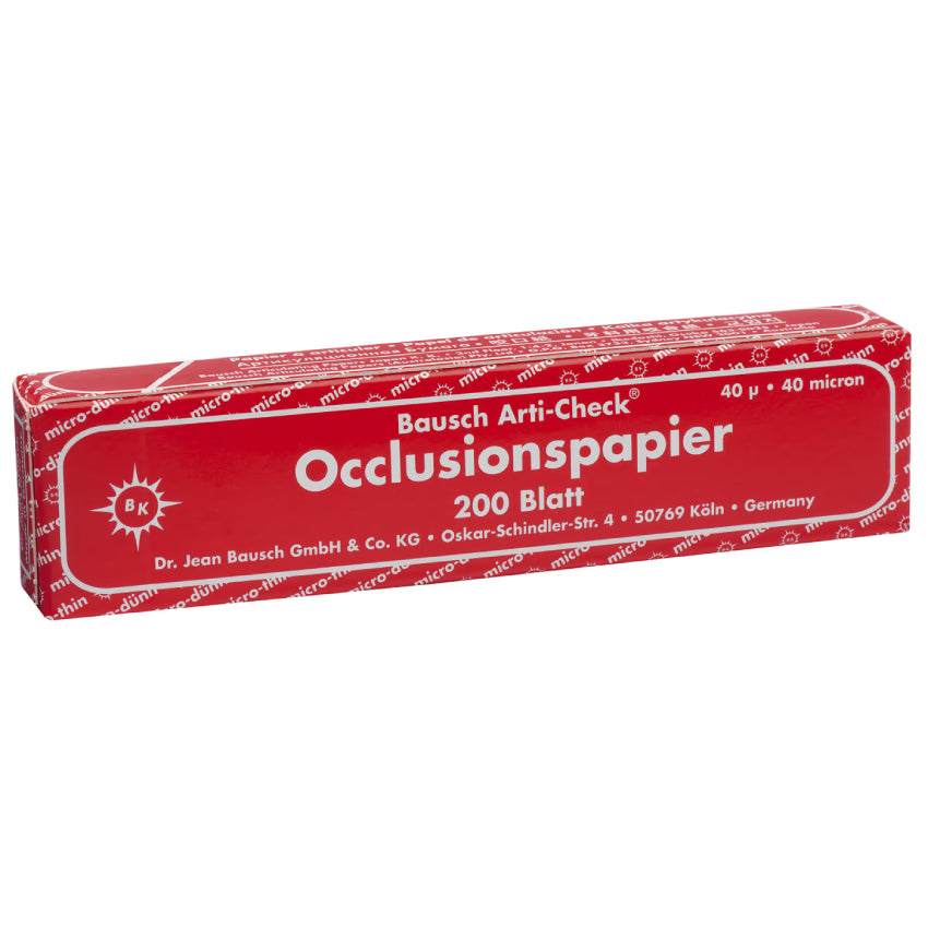 Bausch occlusions papier rosso