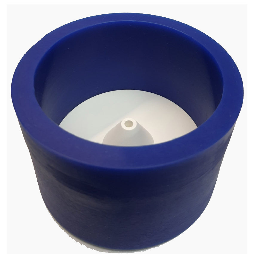 Cilindro in silicone (blu)