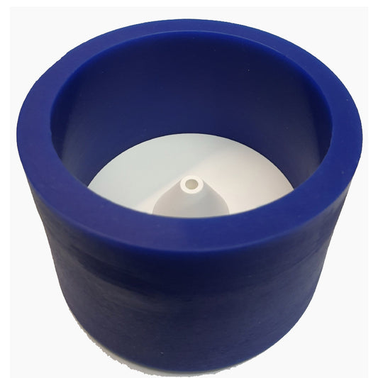Cilindro in silicone (blu)