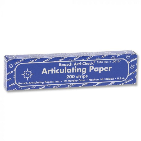 Articulating paper Bausch 200 fogli BK09 blu