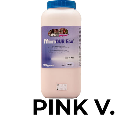 Polvere Micropolymer MicroDur Eco®, una resina acrilica PMMA per uso odontoiatrico. 1000gr