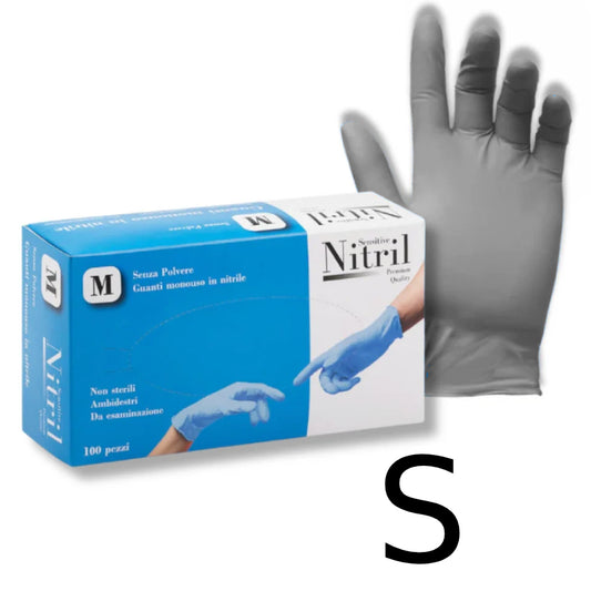 One Glove Sensitive nitril guanti monouso in lattice senza polvere grammatura 3.5 100pz