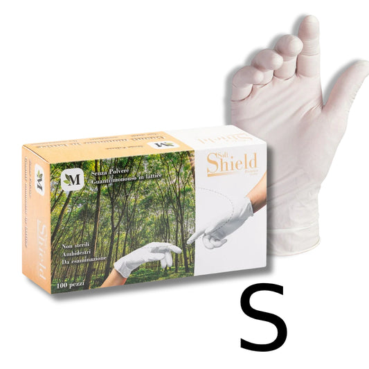 One Glove Soft Shield premium quality guanti monouso in lattice senza polvere grammatura 5.5 100pz