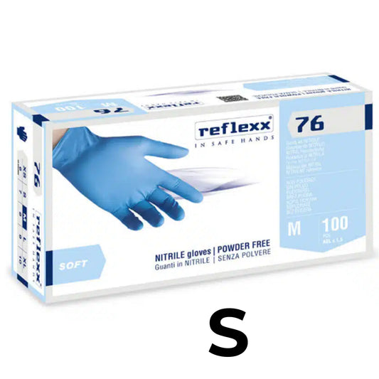 Reflexx R76 Guanti nitrile senza polvere 100pz
