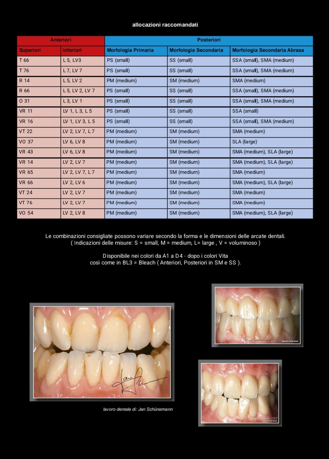 Denti protesici TRIBOS 501 GEBDI