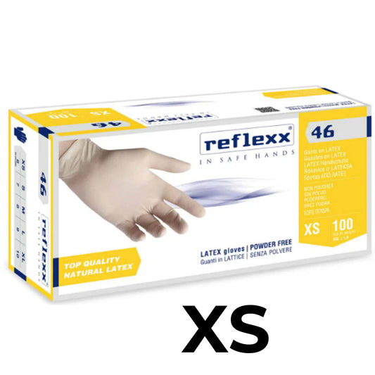 Reflexx R46 Guanti in lattice senza polvere 100pz