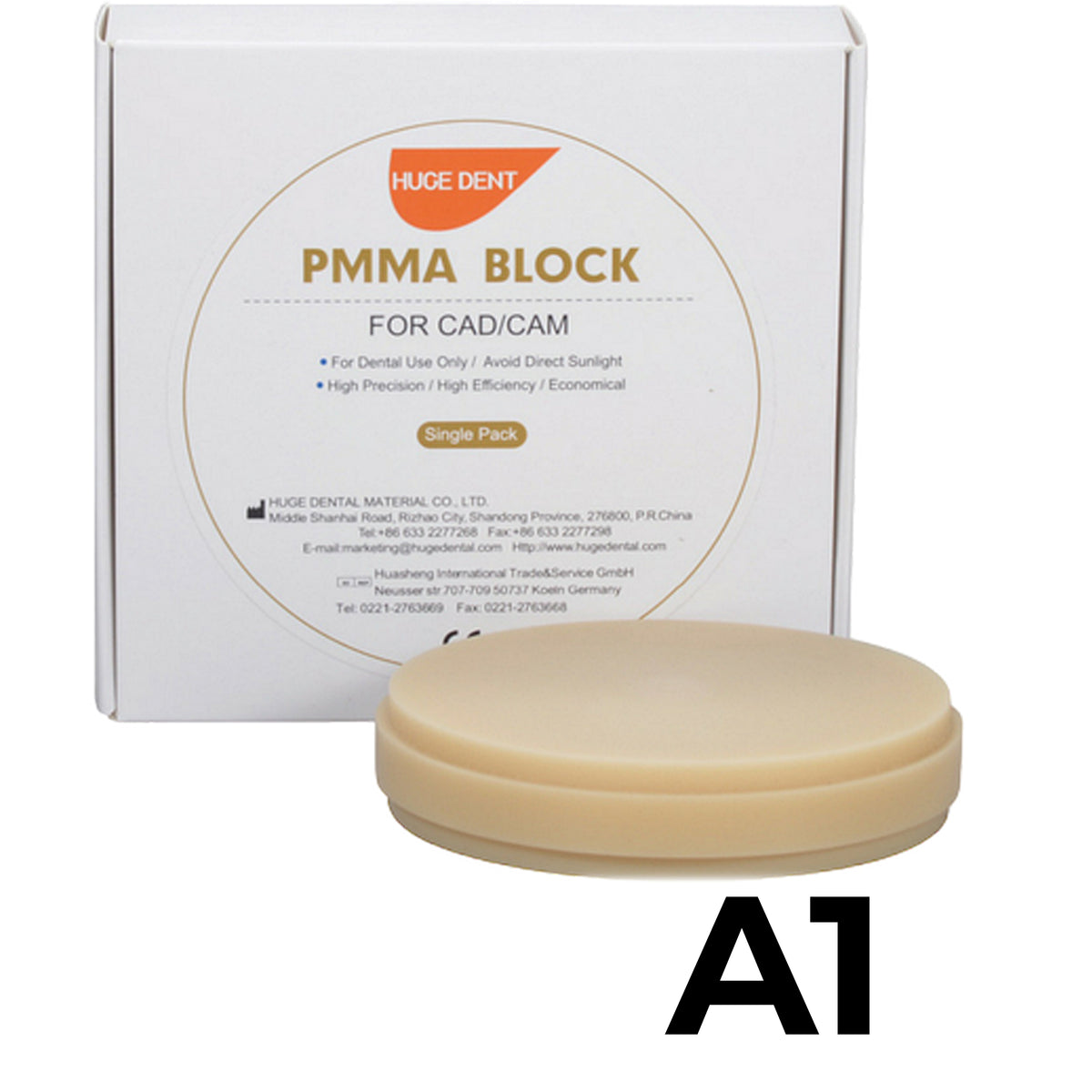 HUGE - Blocco in PMMA