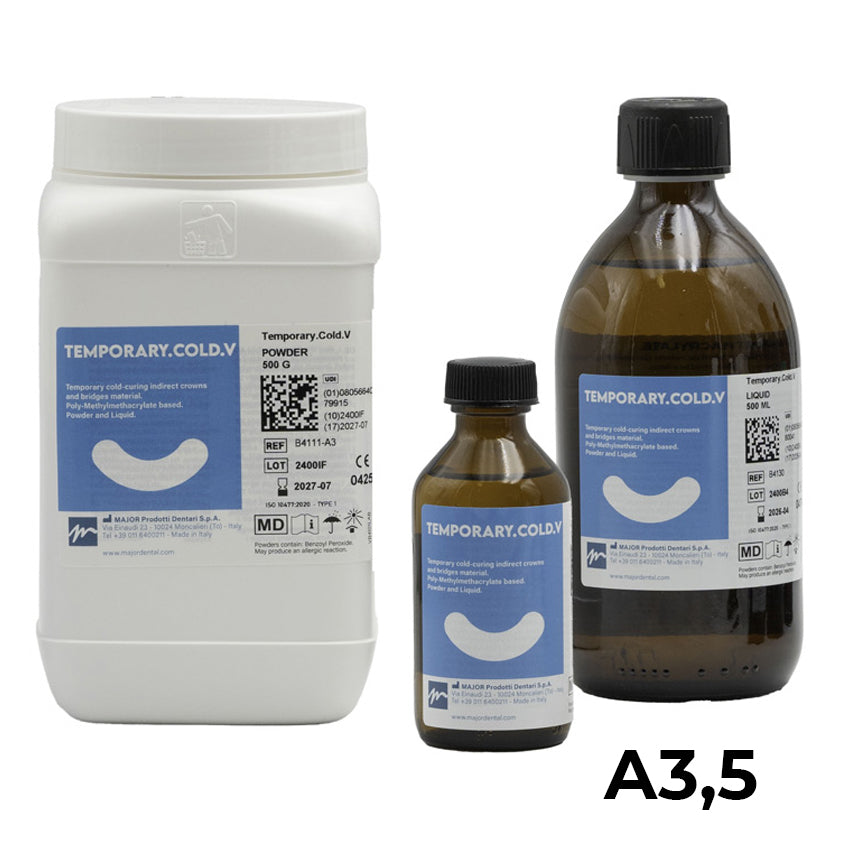 Temporary Cold-V Major, resina acrilica autopolimerizzante 100 ml