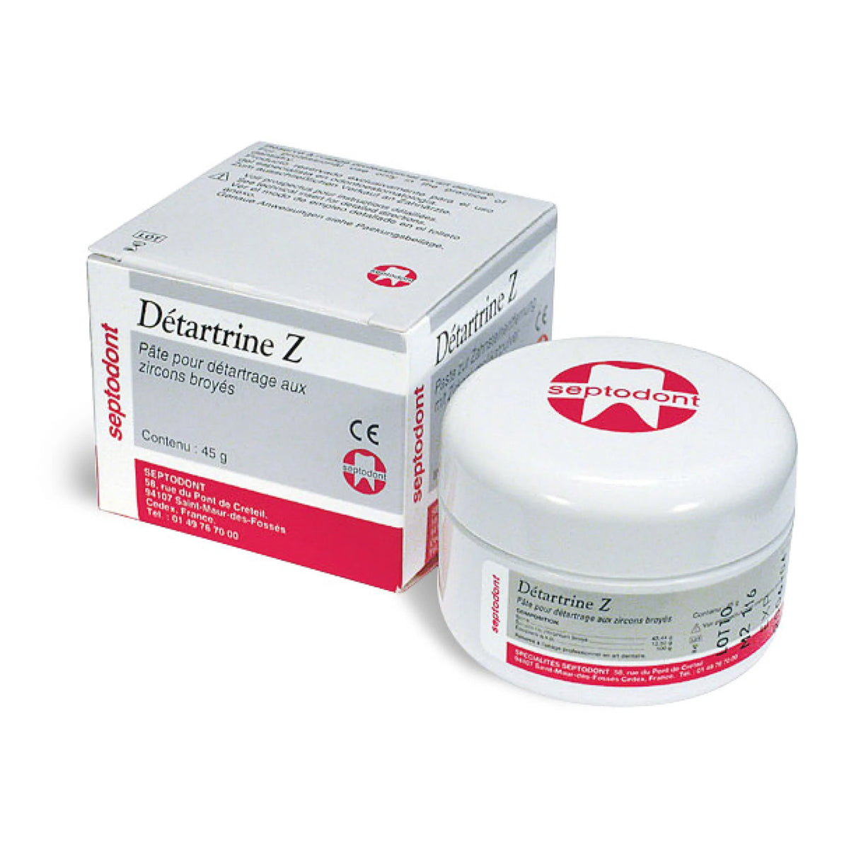 Detartrine Z Septodont 45gr