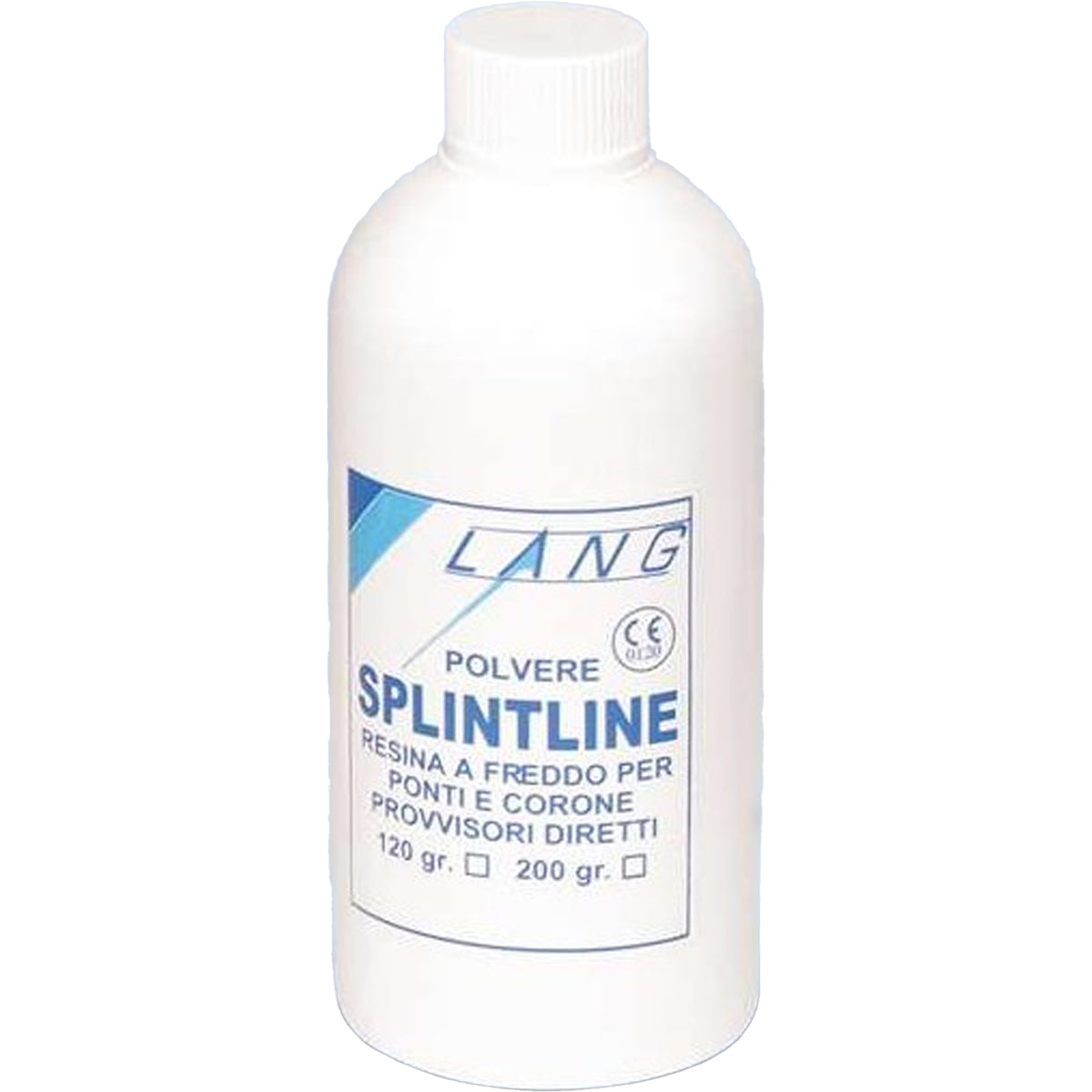 Lang polvere splintline resina a freddo per ponti e corone provvisori diretti 120gr  ricambio