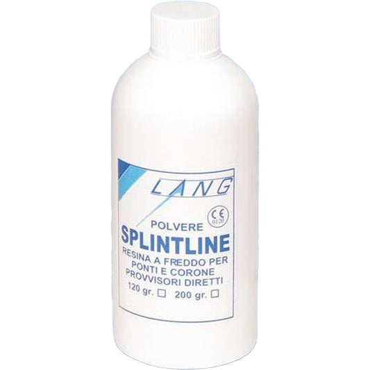 Lang polvere splintline resina a freddo per ponti e corone provvisori diretti 120gr  ricambio