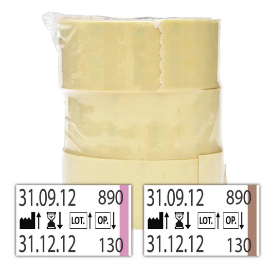 Printex rotolo per etichette doppie per tracciabilità della sterilizzazione a vapore
26x16 mm tecnomed