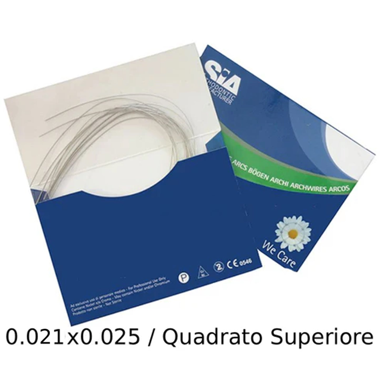 Arco ortodontico Ortho fisiognomico in Ni-Ti SIA