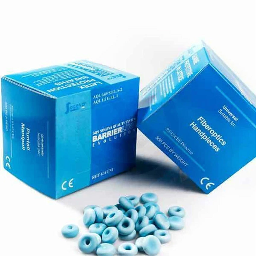 Sogeva guaina di protezione in lattice blu 500 pz