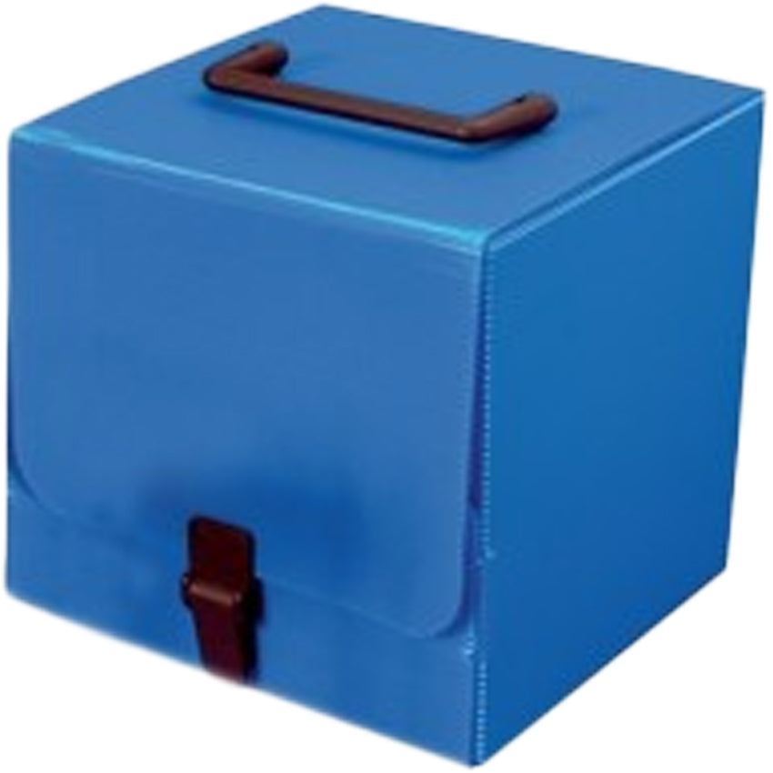 Cassetta in polionda blu